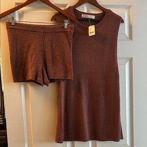 FP Movement by Free People Brown Pajama Set